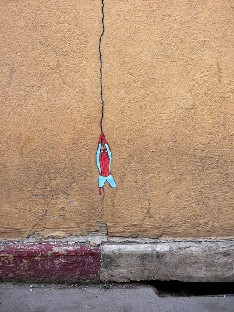 Creative Street Art Moments by OakOak