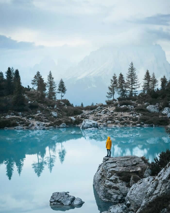 Lake Sorapiss, Belluno, Veneto, Italy - Epic Mountain Landscapes by Matteo Bertaggia