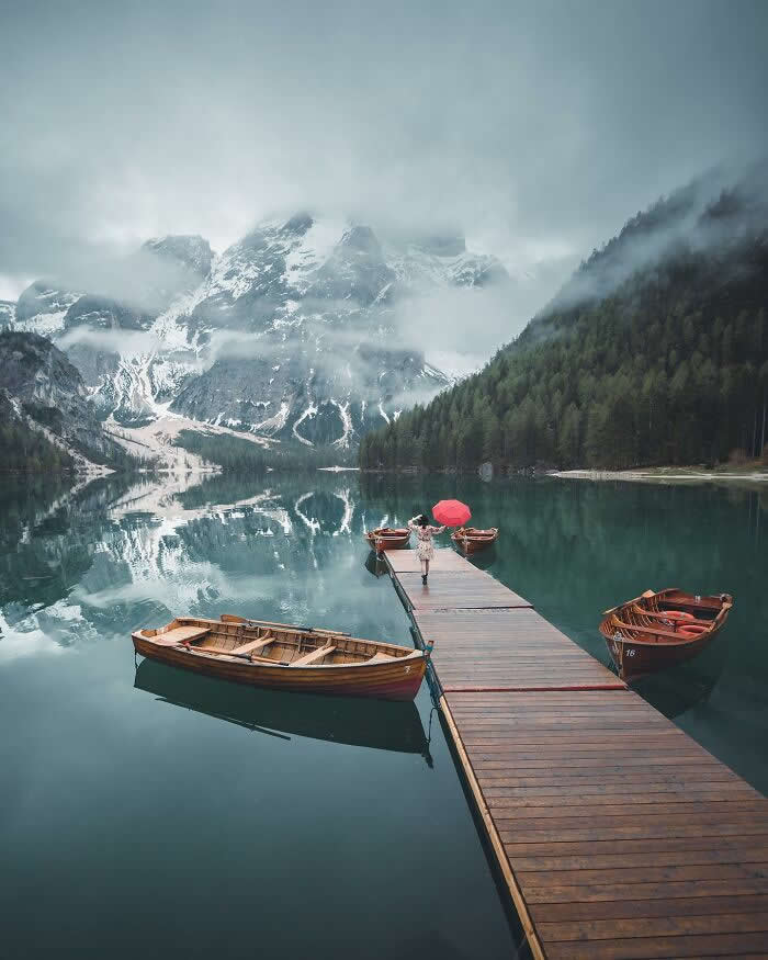 Lake Prags, Prags Valley, South Tyrol, Italy - Epic Mountain Landscapes by Matteo Bertaggia