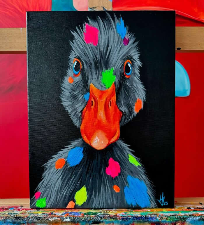 Surreal Goose Paintings by Ivanka Nechyporuk