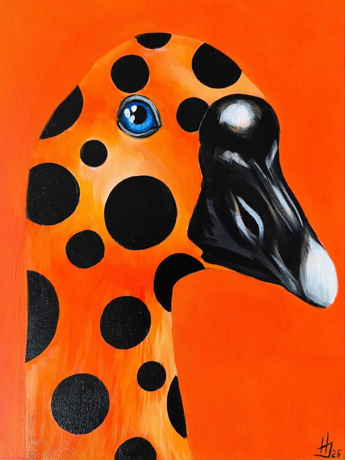 Surreal Goose Paintings by Ivanka Nechyporuk