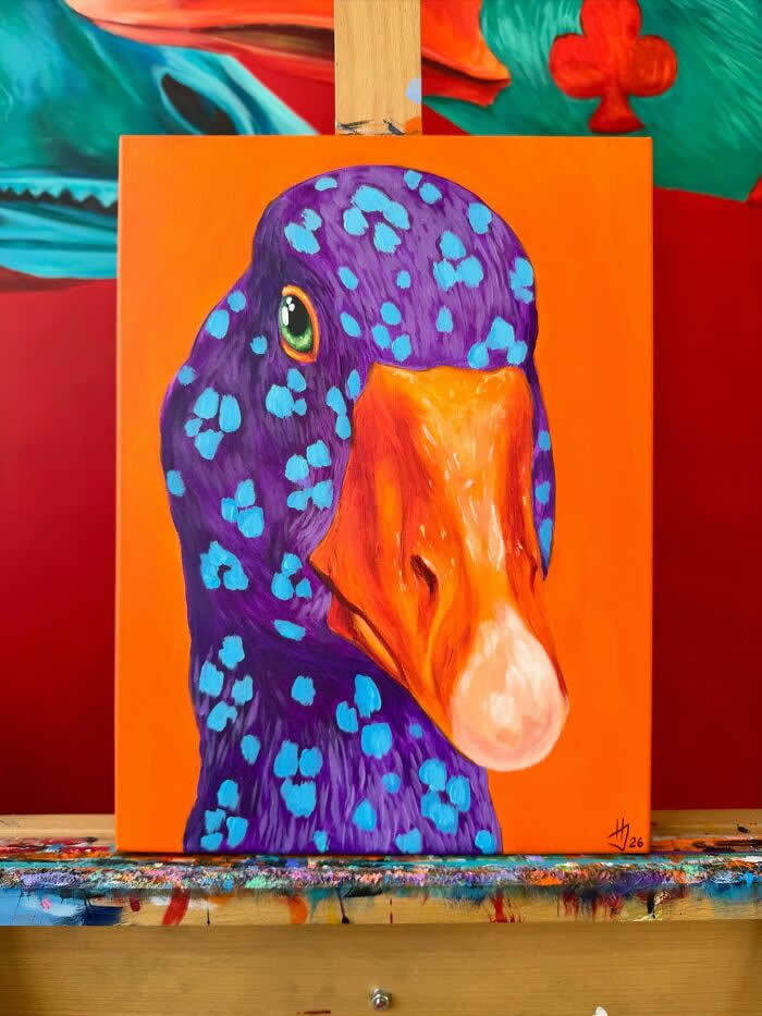 Surreal Goose Paintings by Ivanka Nechyporuk