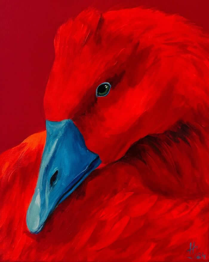 Surreal Goose Paintings by Ivanka Nechyporuk