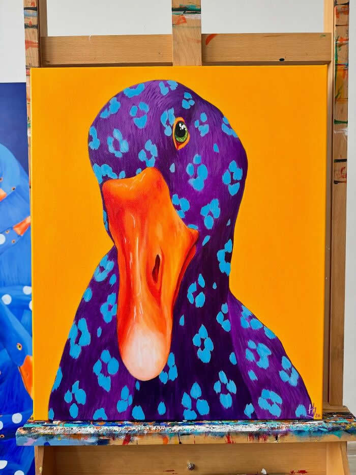 Surreal Goose Paintings by Ivanka Nechyporuk