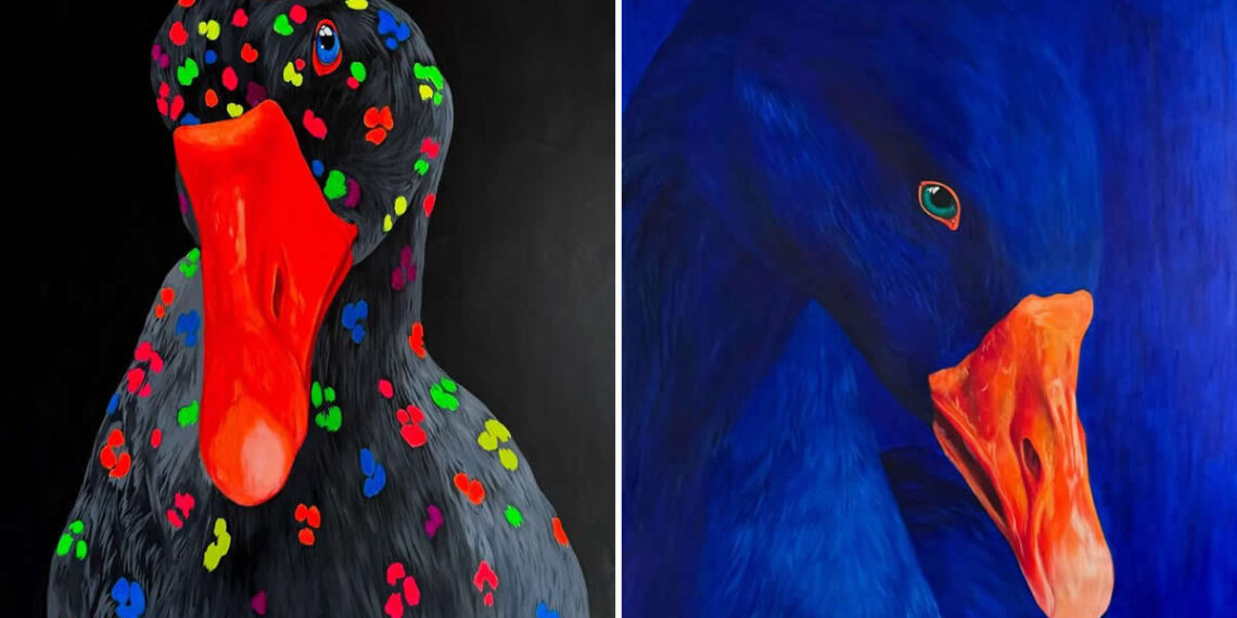 Surreal Goose Paintings by Ivanka Nechyporuk