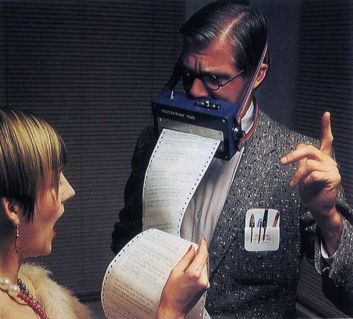 Voice Printer concept (1986). You could say that he was&hellip; spitting fax.