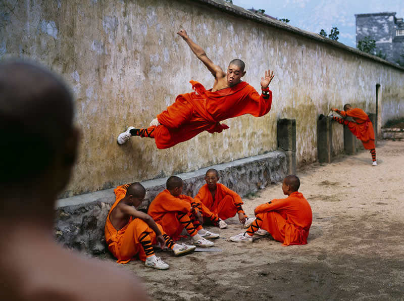 Shaolin Monastery, Hunan Province, China by Steve McCurry - Iconic Color Photos by Legendary Photographers