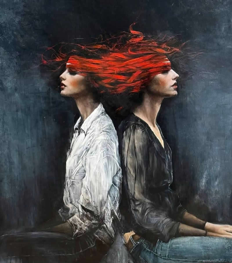 Emotionally Intense Paintings by Margit J. Fureder