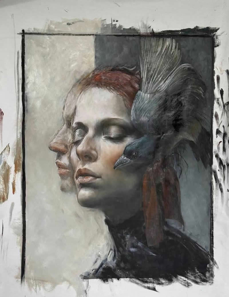 Emotionally Intense Paintings by Margit J. Fureder