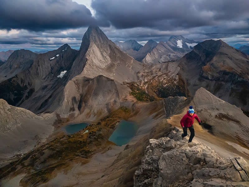 1st Place Winner: The Rugged Peaks of Kananaskis Country by Ewa Cieslikiewicz - Mobile Photography Awards