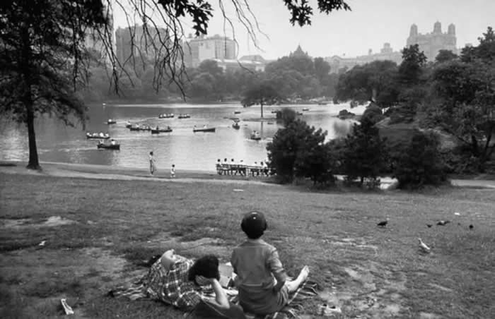 Central Park, New York, 1950.