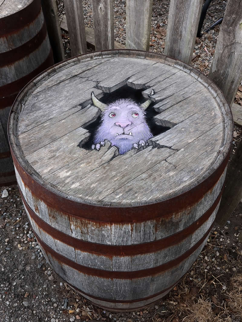 Graham has searched seven barrels so far and found very little fun and even fewer monkeys.