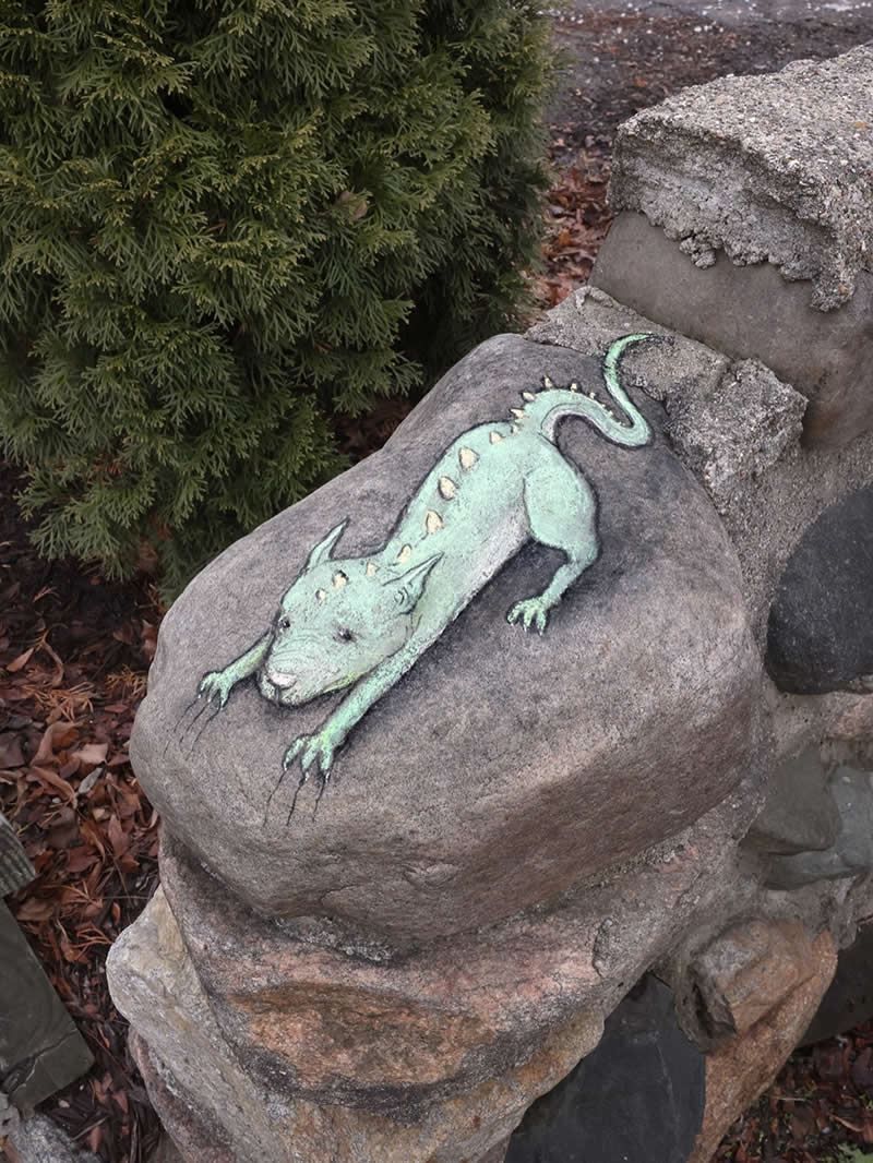 Bernice is a seventh-level fire dragon, but she was raised by cats.