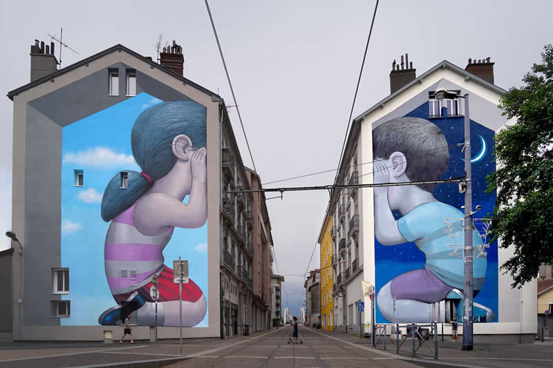Eye to Eye - Street Art by Seth