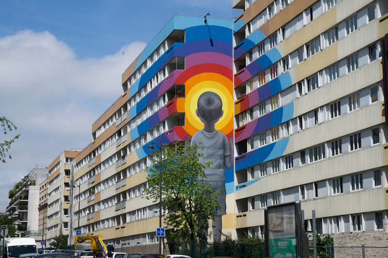 Enter the vortex - Paris, France - Street Art by Seth
