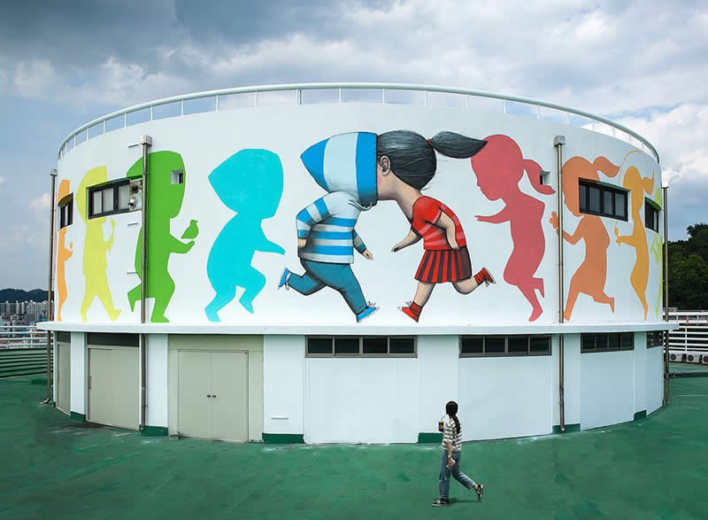 Chosun University - Gwangju, Korea - Street Art by Seth