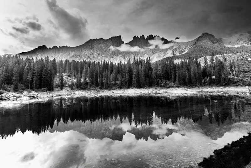 Restless Lake by Barbara Nichtern, Germany - Artist Gallery Awards Black and White Winners
