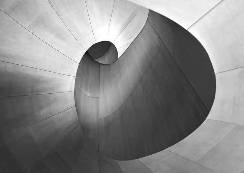 Wooden Swirl by Dorota Qaid, Canada - Artist Gallery Awards Black and White Winners