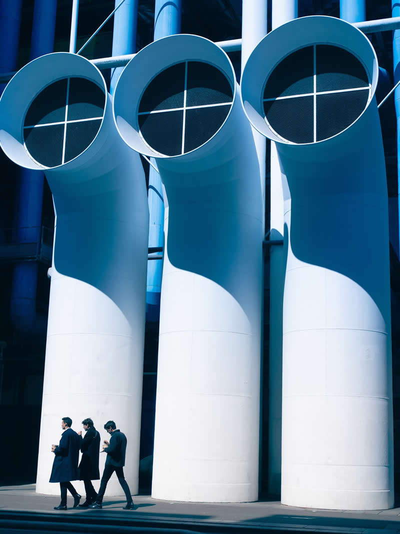 Architecture - Gold Winner: Les Triplets de Pompidou by Jeremy C Glover - 1839 Awards Color Photography Contest 2026 Winners