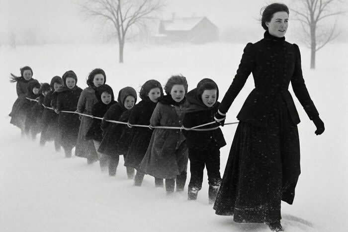 The Story Behind America: 35 Historical Photos Worth a Closer Look 49 January 12, 1888 – The “Schoolchildren’s Blizzard” Brings Tragedy To The Northwest Plains