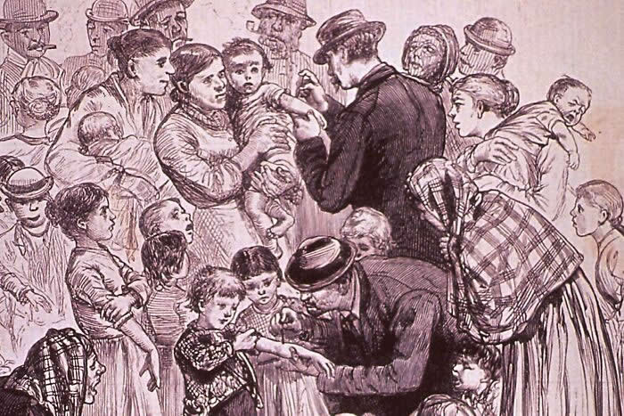 The Story Behind America: 35 Historical Photos Worth a Closer Look 65 The State Of Massachusetts Passed The First School Vaccination Law In 1855, Followed By New York (1862) And Connecticut (1872).