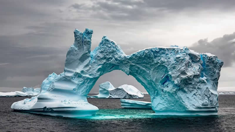 Antartica Iceberg Sculpture by Bill Wilkins, USA