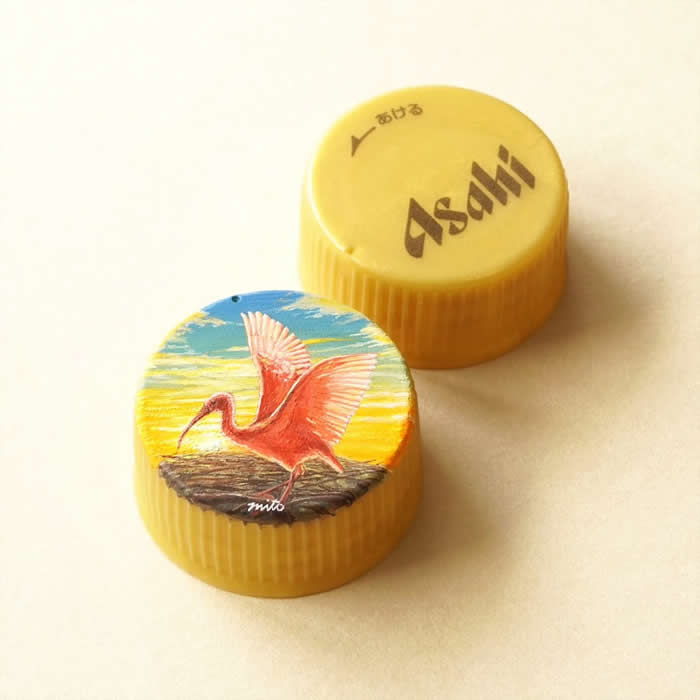 Hyper-Detailed Bottle Cap Paintings by Mito Nishikura