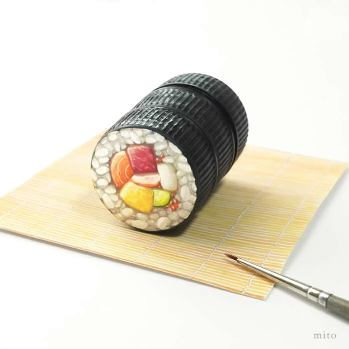 Hyper-Detailed Bottle Cap Paintings by Mito Nishikura