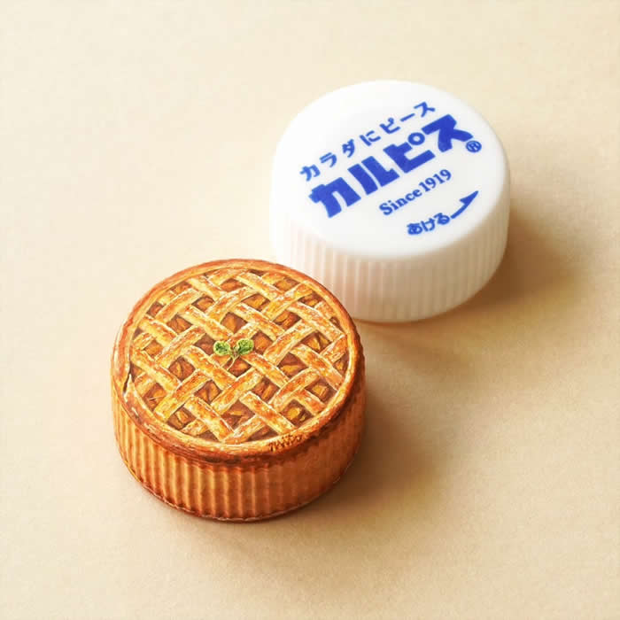 Hyper-Detailed Bottle Cap Paintings by Mito Nishikura