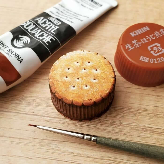 Hyper-Detailed Bottle Cap Paintings by Mito Nishikura