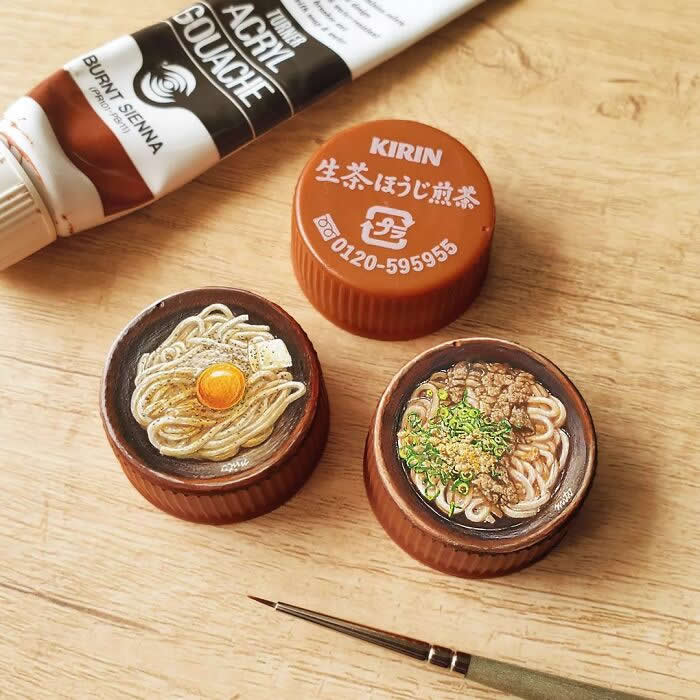 Hyper-Detailed Bottle Cap Paintings by Mito Nishikura