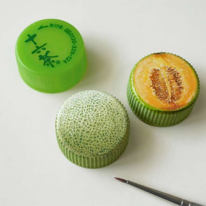 Hyper-Detailed Bottle Cap Paintings by Mito Nishikura