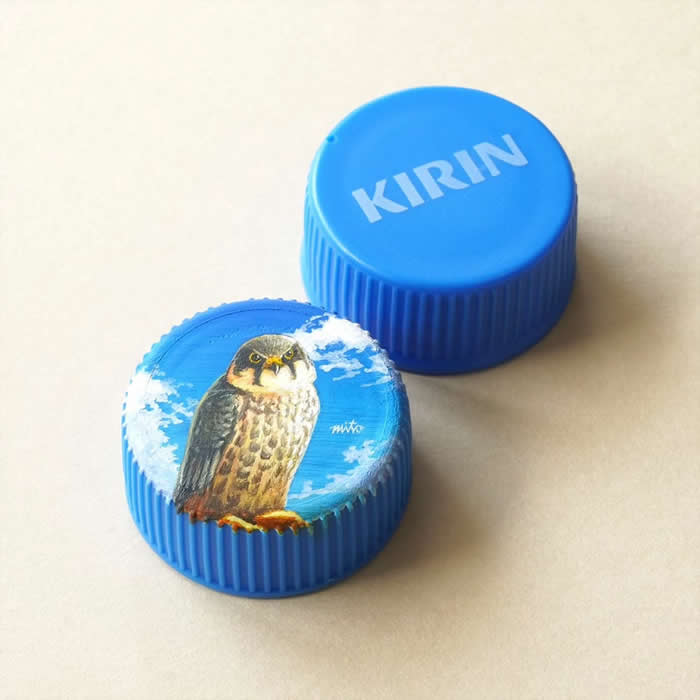 Hyper-Detailed Bottle Cap Paintings by Mito Nishikura