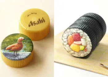 Hyper-Detailed Bottle Cap Paintings by Mito Nishikura