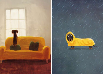 Heartwarming Dog Illustrations by John Bond