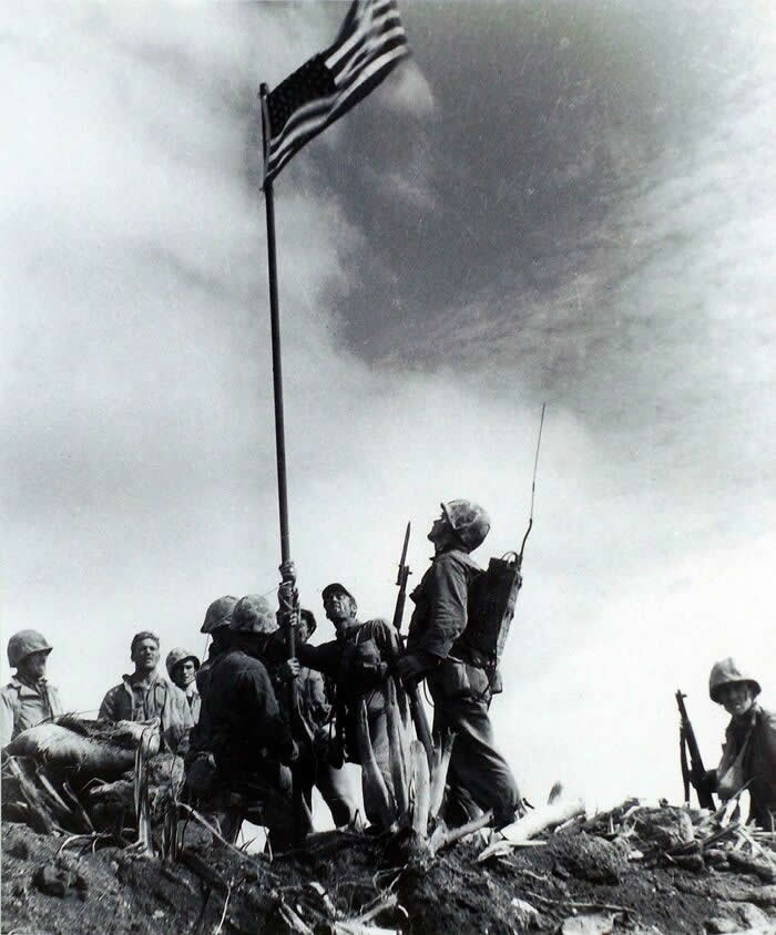 The Real Iwo Jima Flag Raising