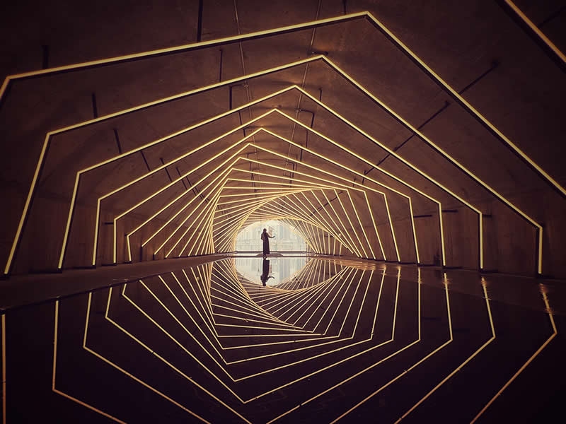 Taken with a Smartphone: 34 Jaw-Dropping Architectural Photos from the Mobile Photography Awards 37 1st Place Winner: Folded Passage by Ma Shuolong - Mobile Photography Awards