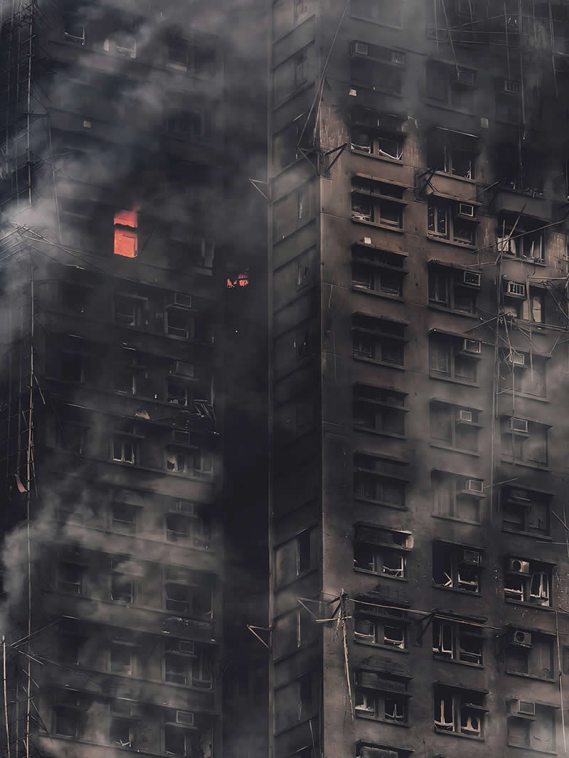 Taken with a Smartphone: 34 Jaw-Dropping Architectural Photos from the Mobile Photography Awards 58 Charred Black by Guanhong Chen - Mobile Photography Awards