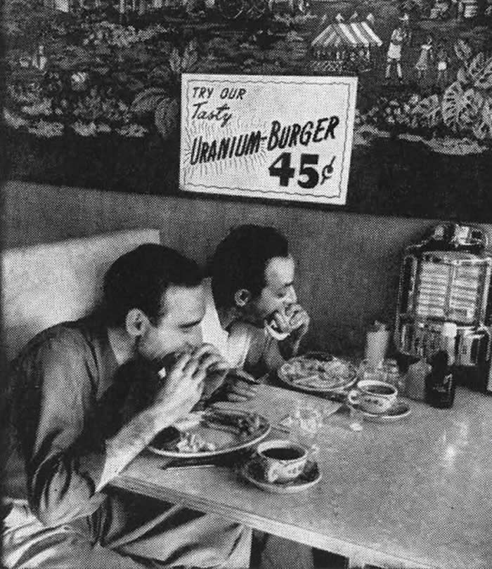 Uranium Burger (Salt Lake City, Utah in 1954).