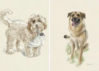 Soulful Dog Illustrations by Victoria Dael
