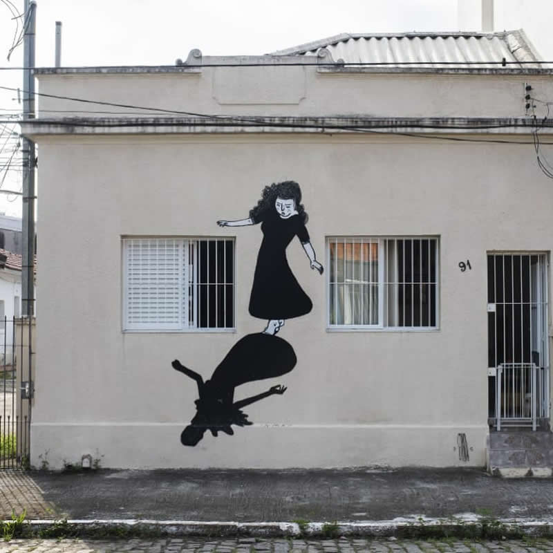 Amnesia - A work from a few years ago - Thought-Provoking Murals by Alex Senna