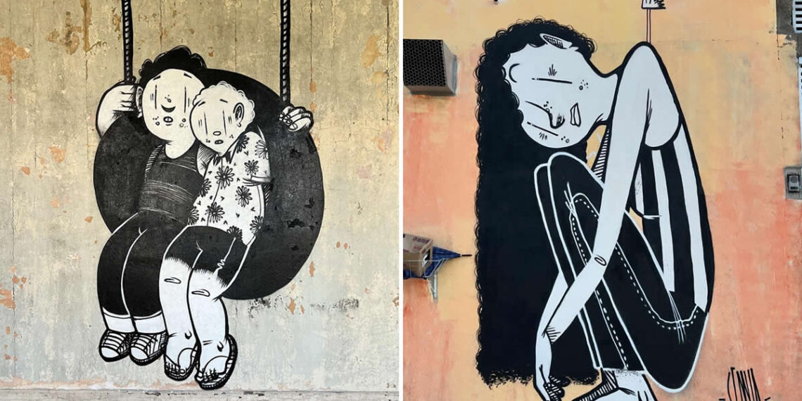 Thought-Provoking Murals by Alex Senna