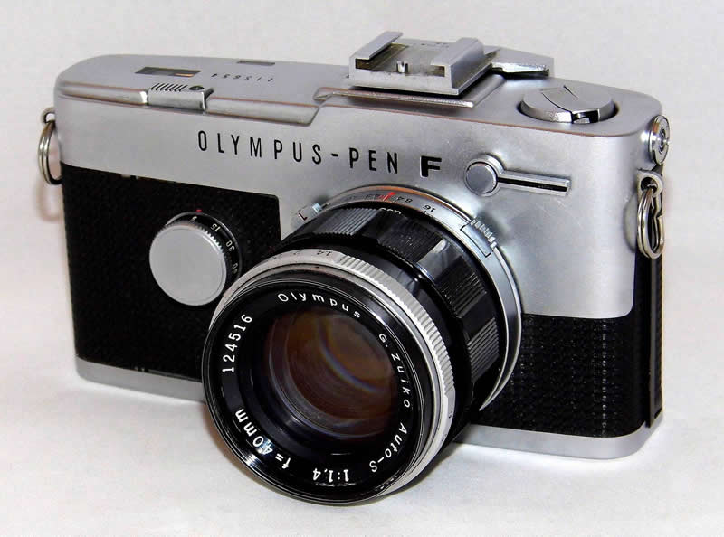Olympus Pen F (1963) - Vintage Cameras Evolution of Photography