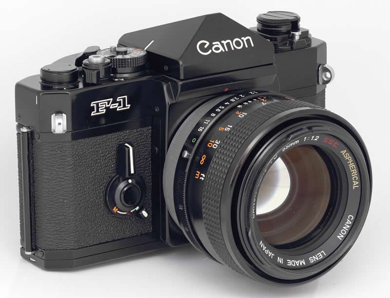 Canon F-1 (1971) - Vintage Cameras Evolution of Photography