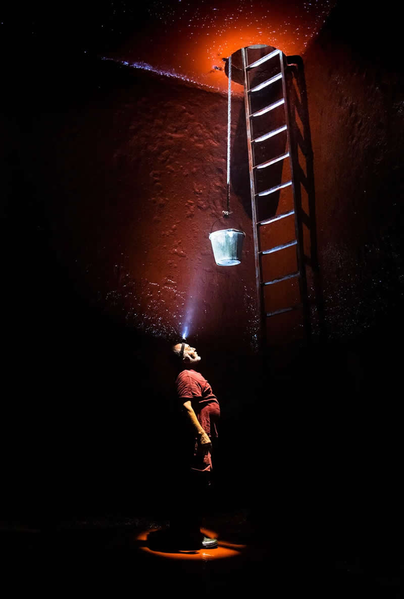 A wine tank cleaner in Spain. Louis Jadot Wine Photographer of the Year &ndash; Overall Winner (and People). | Juan Miguel Ortu&ntilde;o Martinez/World Food Photography Awards sponsored by Bimi