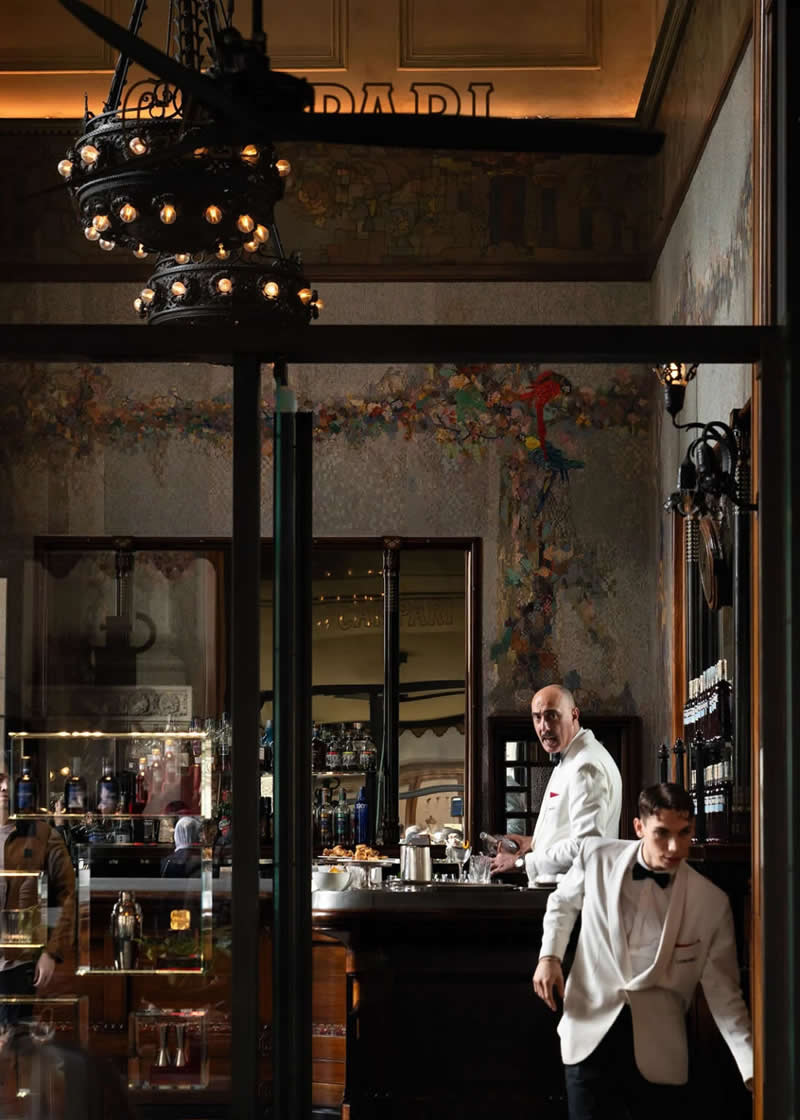 Campari Barmen, Milan. Winner of World of Drinks category. | Marie-Louise Moutafchieva/World Food Photography Awards sponsored by Bimi