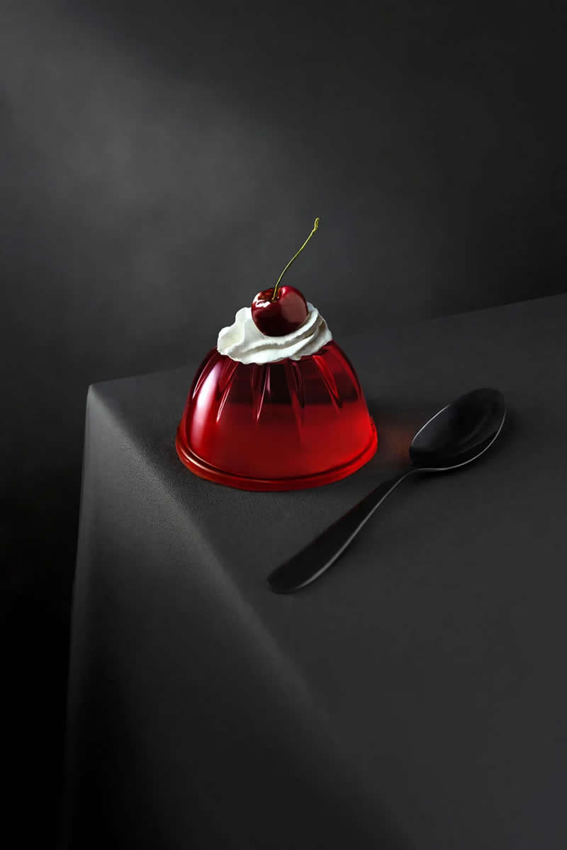 Jelly with a Cherry. Winner of Food Portraiture category. | Danielle Marie/World Food Photography Awards sponsored by Bimi