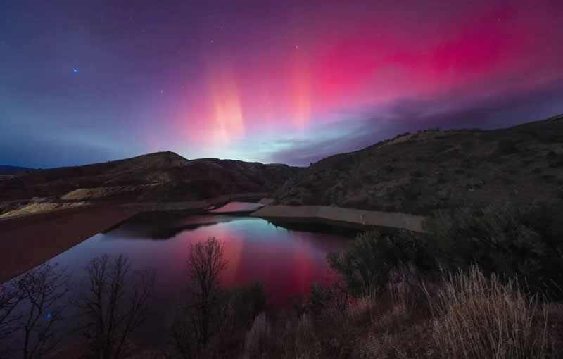 Aurora Over Causey Reservoir by Samuel Morse - Weber County, Utah, USA - Astronomy Photographer of the Year 2026 shortlists