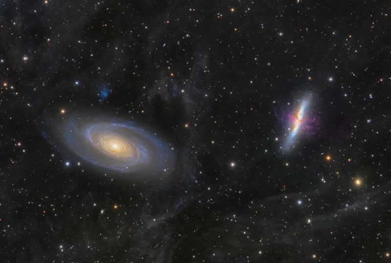 Cosmic Neighbours: Beauty and the Beast by Yijing Zhu and Xinghan Yang - &Uuml;r&uuml;mqi, Xinjiang Uyghur Autonomous Region, China - Astronomy Photographer of the Year 2026 shortlists