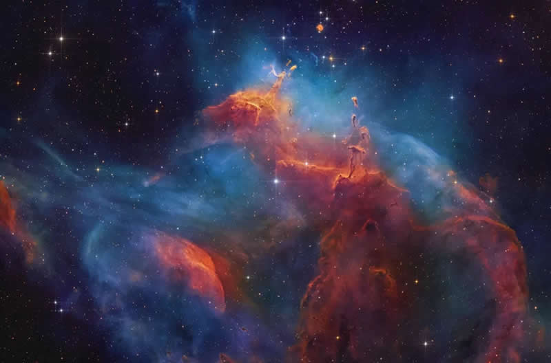 Gum 37: The Southern Tadpoles (or 'Teapot Nebula') by Ani Shastry - El Sauce Observatory, R&iacute;o Hurtado, Chile - Astronomy Photographer of the Year 2026 shortlists